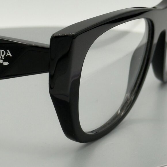 Prada PR A18V 16K-101 Black Frame 52 mm Demo Lens Woman's Eyeglasses READ - Picture 8 of 10